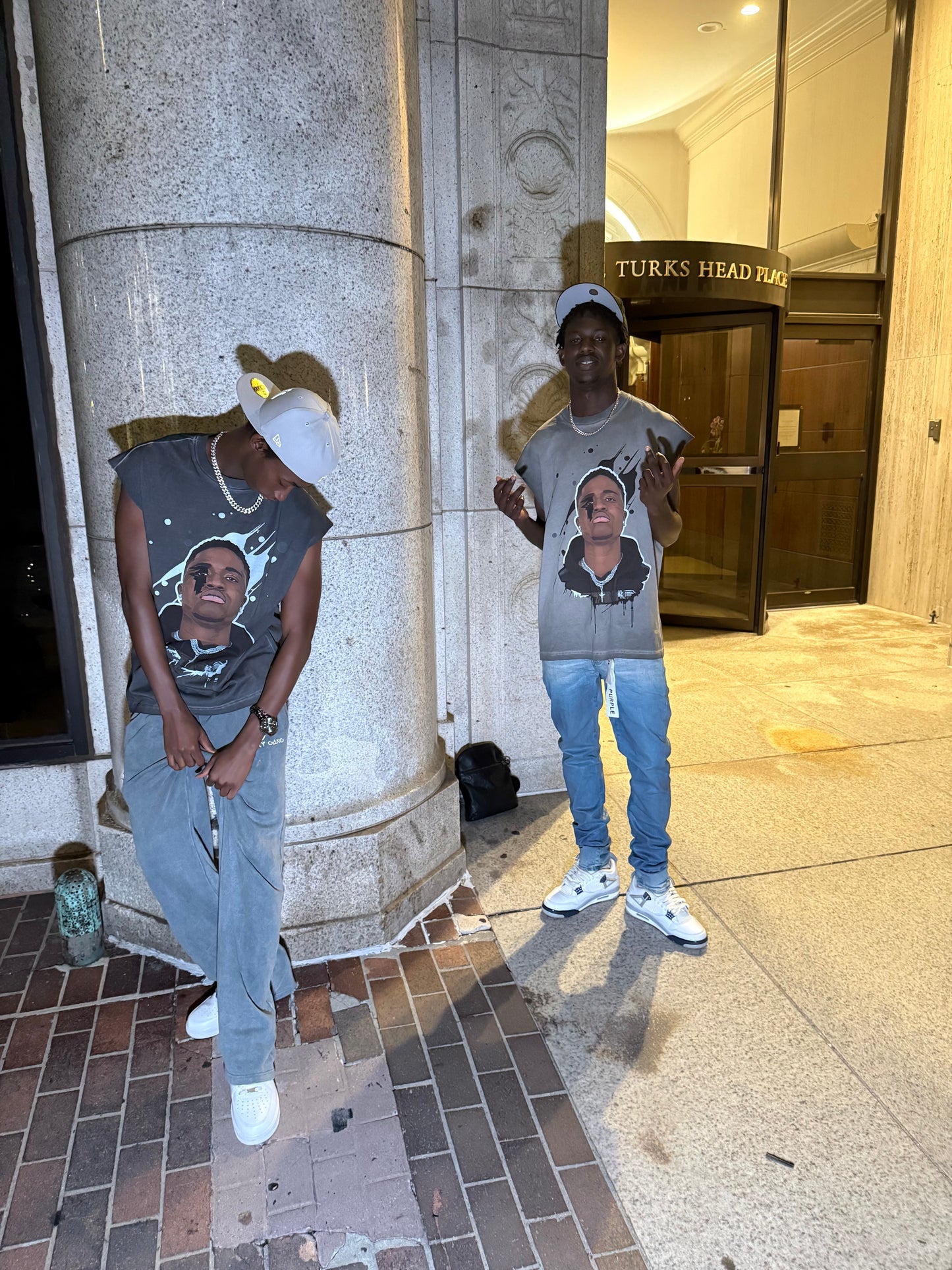 Sparky Sleeveless Tee's