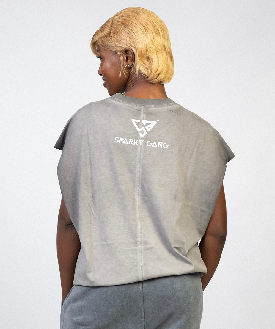 Sparky Sleeveless Tee's