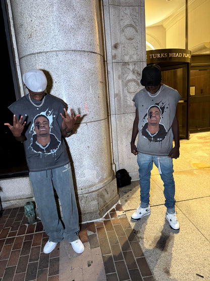 Sparky Sleeveless Tee's