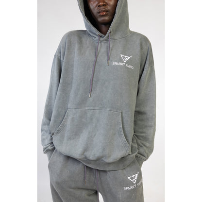 Sparky Grey Acid Wash Tracksuit