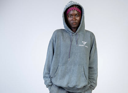 Sparky Grey Acid Wash Tracksuit