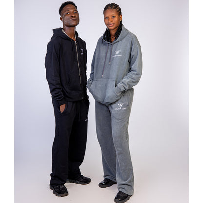 Sparky Grey Acid Wash Tracksuit